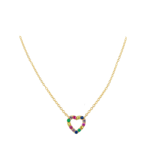 Open Heart Necklace – Numa Jewelry