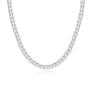 Lab Diamond Tennis Necklace 9ct