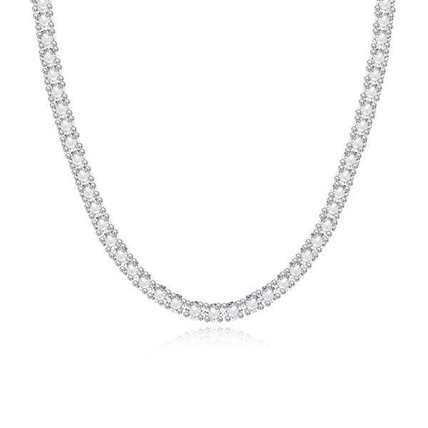 Lab Diamond Tennis Necklace 9ct