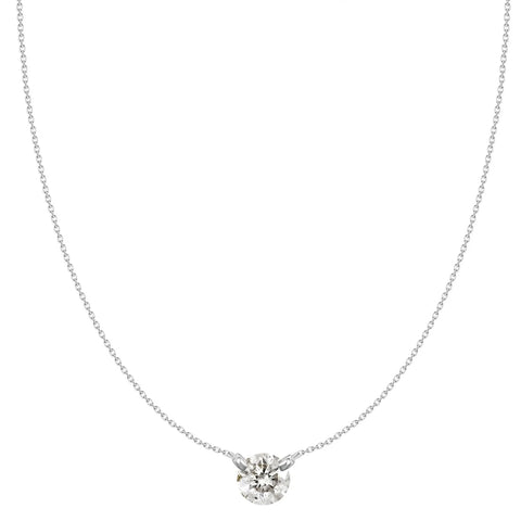 Dancing Diamond Solitarie Necklace*