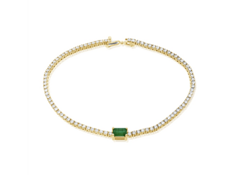 Emerald Tennis Bracelet